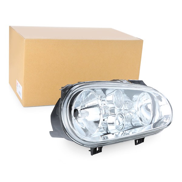 VAN WEZEL 5888962 Headlight Right, H7, H1, Crystal clear, for right-hand traffic, without motor for headlamp levelling, PX26d
