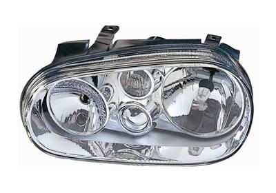 VAN WEZEL 5888963 Headlight Left, H7, H7/H1/H3, H1, H3, Crystal clear, with front fog light, for right-hand traffic, without motor for headlamp levelling, PX26d
