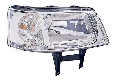VAN WEZEL 5896962 Headlight Right, H4, white, for right-hand traffic, with motor for headlamp levelling, P43t