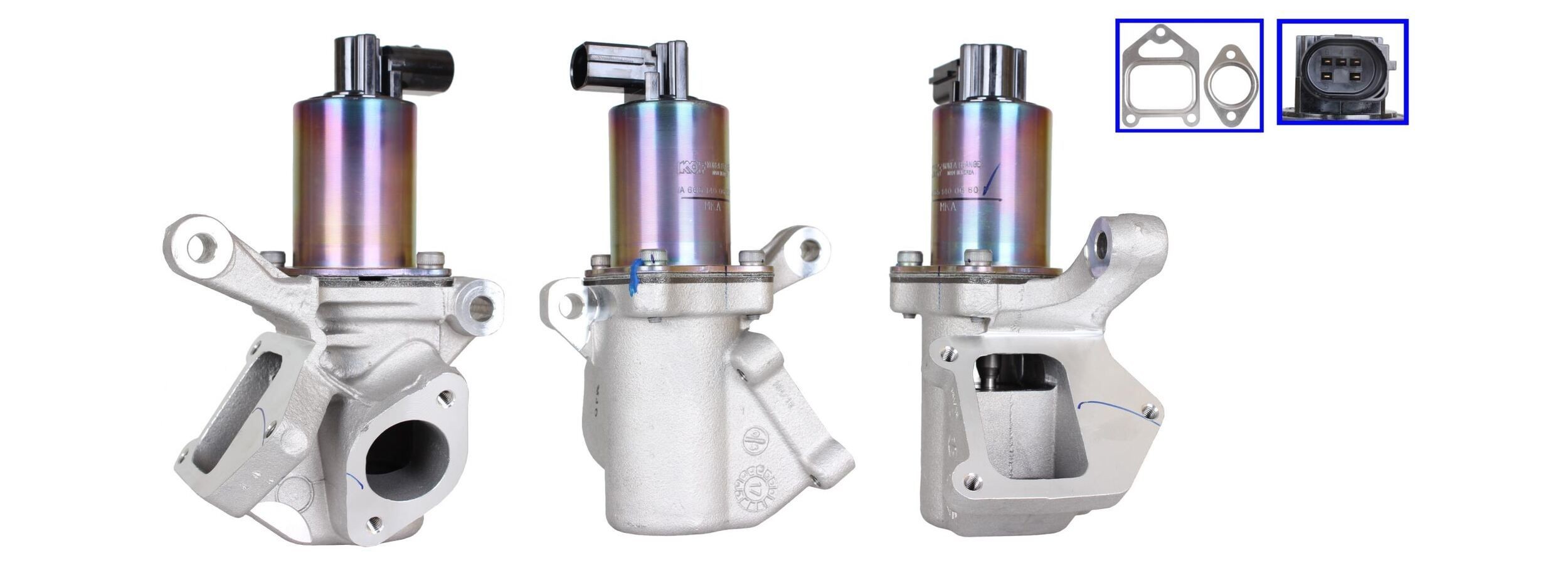 Exhaust recirculation valve DRI Electric, with gaskets/seals - 717720341