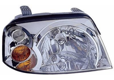 8206962 VAN WEZEL Headlight HYUNDAI Right, H4, for right-hand traffic, without motor for headlamp levelling, P43t