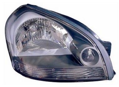 VAN WEZEL 8267962 Headlight Right, H4, white, for right-hand traffic, without motor for headlamp levelling, P43t