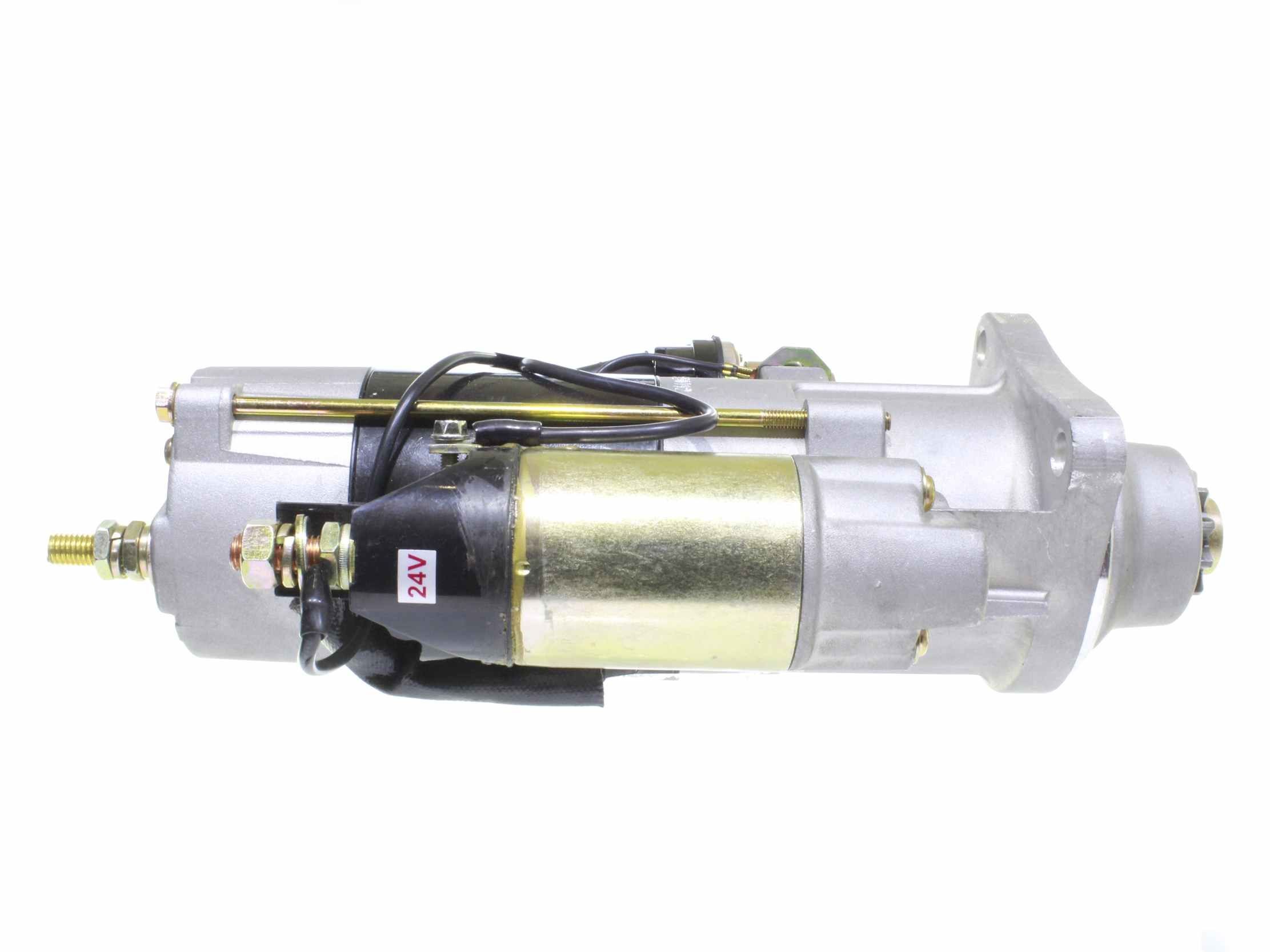 10439862 Starter motor 10439862 ALANKO 24V, 5,5kW, Number of Teeth: 11, B+(M10), 50(M5), Ø 89 mm, with integrated relay