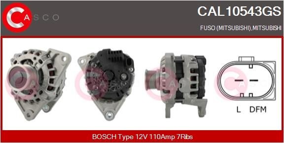 CASCO CAL10543GS Alternator 26021405