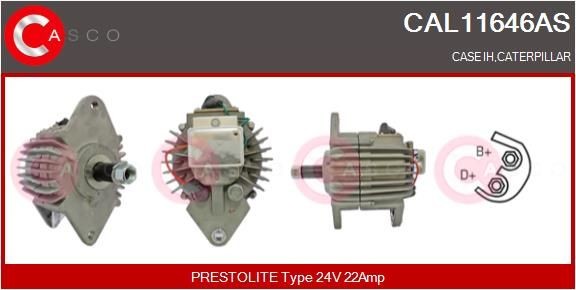 CASCO CAL11646AS Alternator 2P 1204