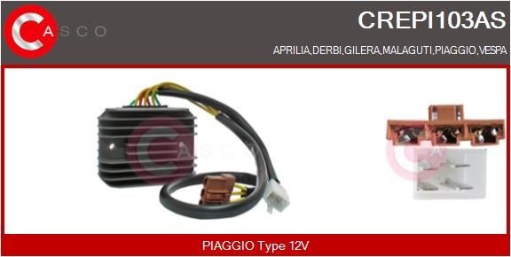 CASCO CREPI103AS Alternator Regulator 639110