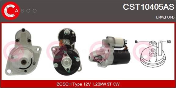 CASCO CST10405AS Starter motor 12-41-2-344-243