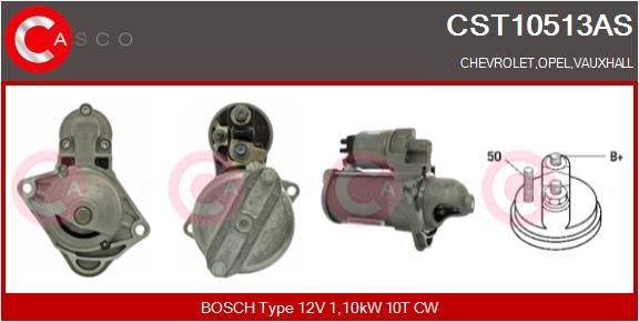 Great value for money - CASCO Starter motor CST10513AS