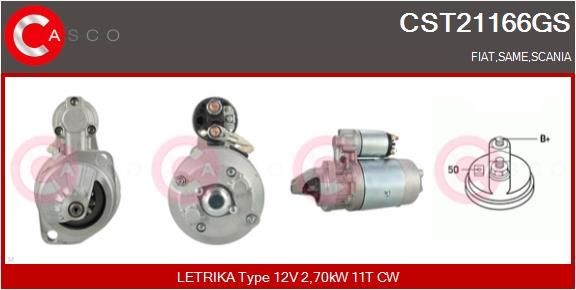 CASCO CST21166GS Starter motor 6057201 00084