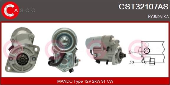 CASCO CST32107AS Starter motor 03101-3170