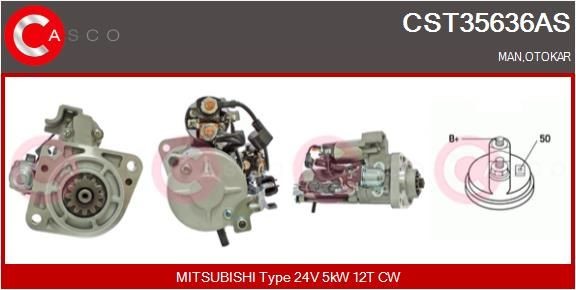 CASCO CST35636AS Starter motor M008T62671