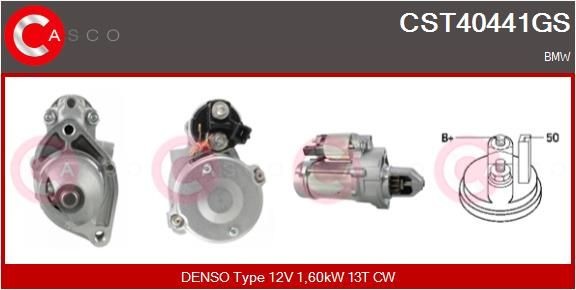 BMW 5 Series Starter motors 13052654 CASCO CST40441GS online buy