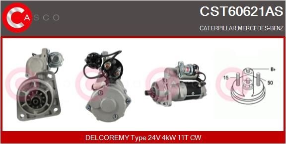 CASCO CST60621AS Starter motor 376 151 03 01