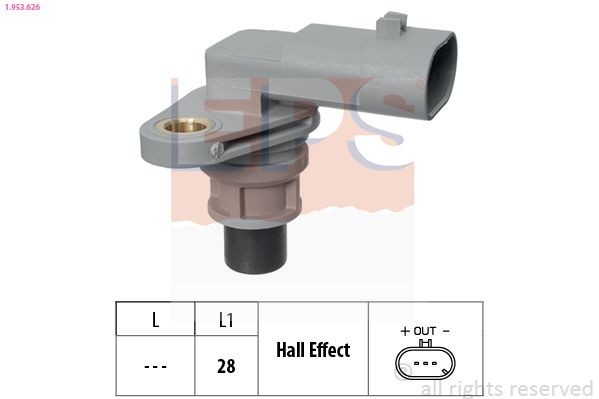 EPS 1.953.626 Camshaft position sensor Made in Italy - OE Equivalent