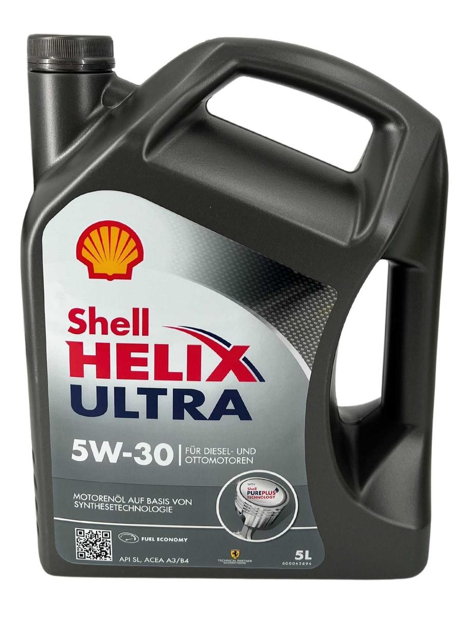 Buy Motor oil SHELL petrol 550040655 Helix, Ultra 5W-30, 5l, Synthetic Oil