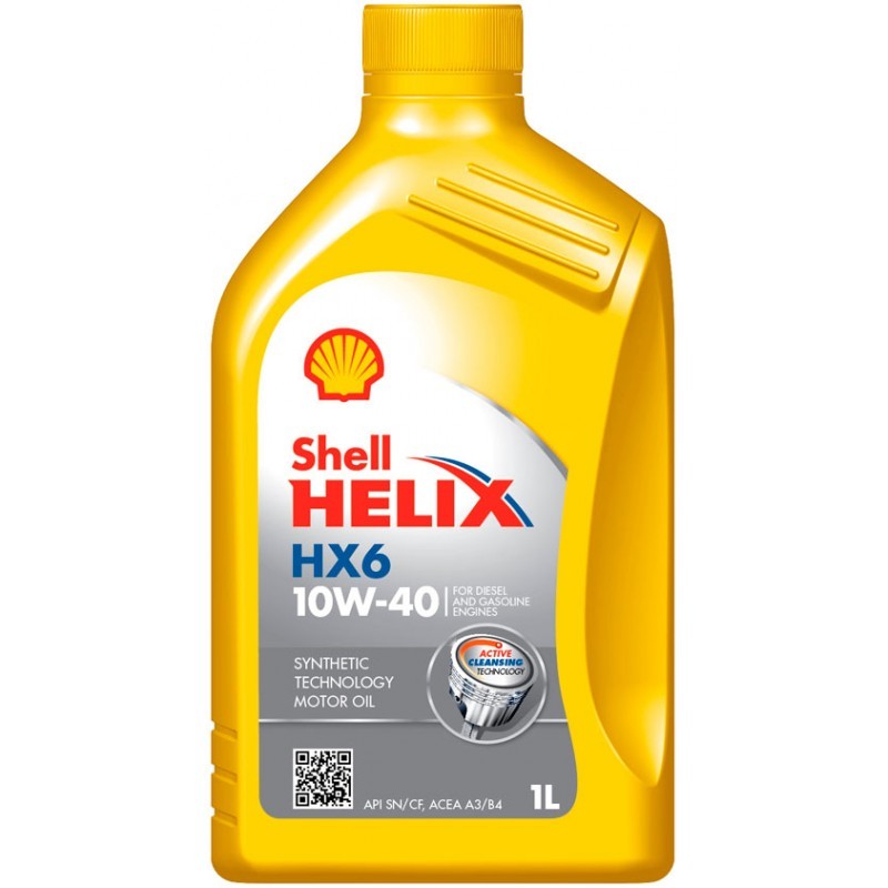 550046592 SHELL Oil VOLVO 10W-40, 1l, Part Synthetic Oil