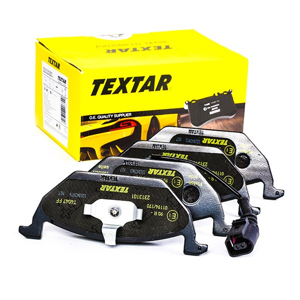 TEXTAR 23131 197 0 5 Disc pads with integrated wear warning contact