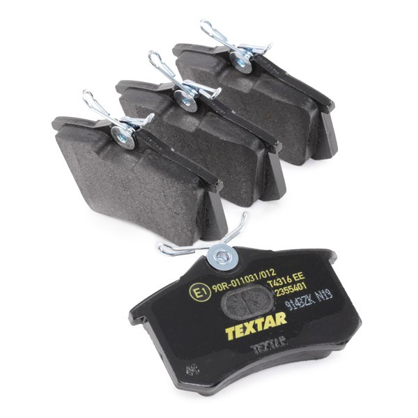 2355401 Disc brake pads TEXTAR 23554 review and test