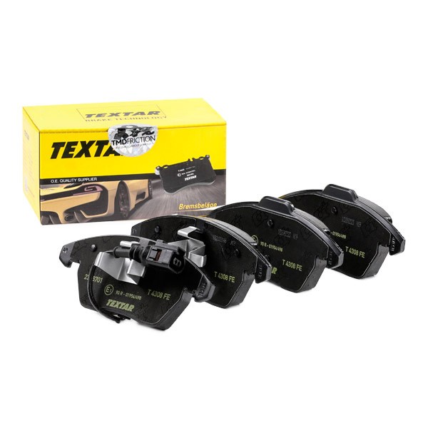 TEXTAR | Комплект спирачно феродо, дискови спирачки 2358701