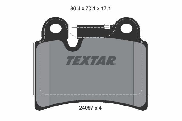 Bremsbelagsatz TEXTAR 2409701 Bewertungen