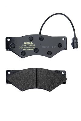 TEXTAR 2900102 Brake pad set with integrated wear warning contact