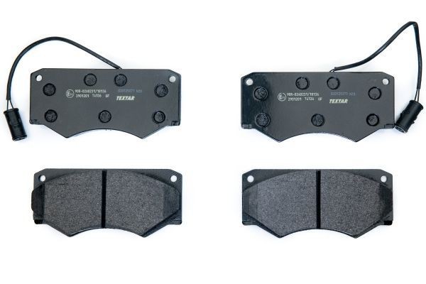 TEXTAR 2901201 Brake pad set with integrated wear warning contact