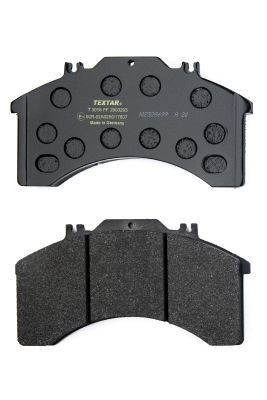 2903203 TEXTAR Brake pad set IVECO prepared for wear indicator, without accessories