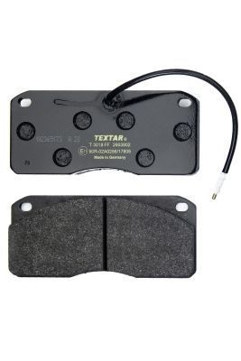 29039 TEXTAR with integrated wear warning contact Height: 78mm, Width: 175,5mm, Thickness: 21mm Brake pads 2903902 buy