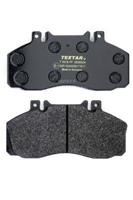 TEXTAR 2906504 Brake pad set prepared for wear indicator, without accessories
