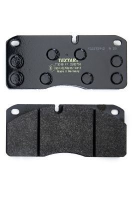 2906705 TEXTAR Brake pad set IVECO prepared for wear indicator, without accessories