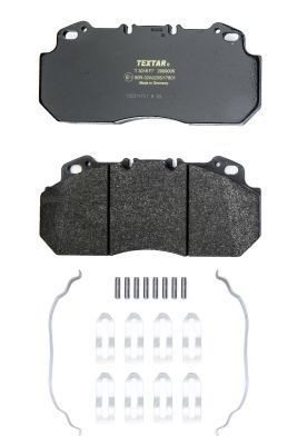 TEXTAR 2909006 Brake pad set prepared for wear indicator