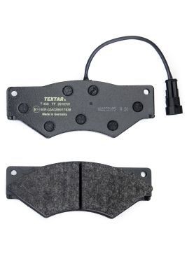 TEXTAR 2910701 Brake pad set with integrated wear warning contact