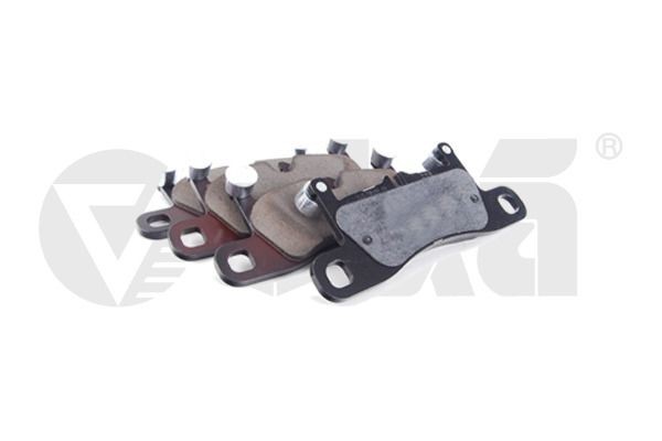 VIKA Rear Axle, excl. wear warning contact Height: 76mm, Width: 187,4mm, Thickness: 17mm Brake pads 66981045601 buy