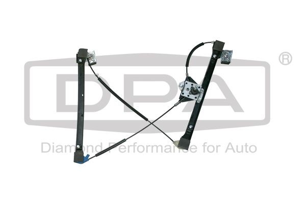 DPA 88370315202 Window regulator Front Axle Left, Operating Mode: Electric, without electric motor