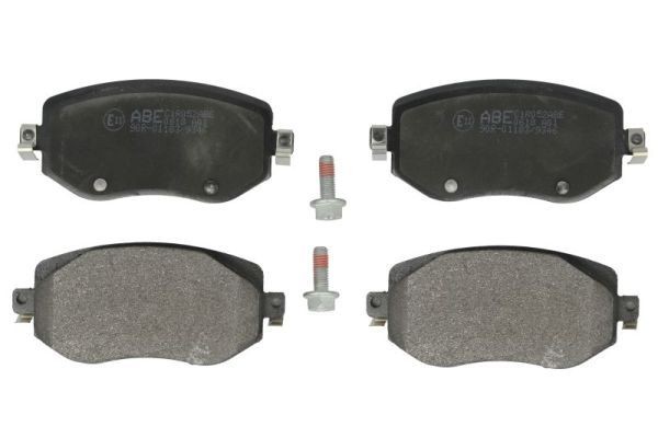 ABE C1R052ABE Brake pad set Front Axle, with acoustic wear warning