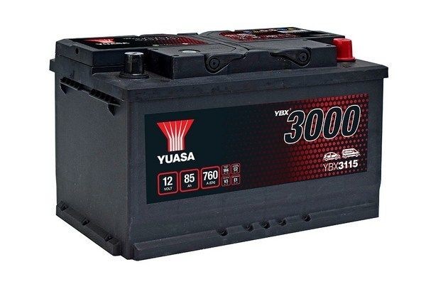 YBX3115 YUASA Car battery MINI 12V 85Ah 760A Lead-acid battery