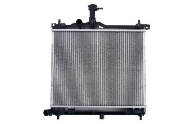 THERMOTEC D70516TT Engine radiator Aluminium, for vehicles with/without air conditioning, 349 x 444 x 16 mm, Manual Transmission, Brazed cooling fins