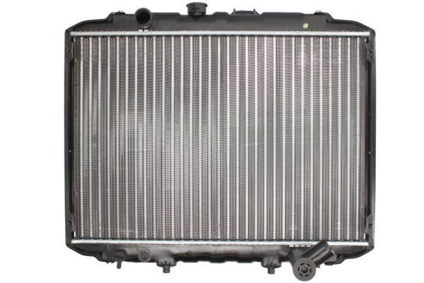 THERMOTEC D70518TT Engine radiator Aluminium, Plastic, 402 x 583 x 23 mm, Manual Transmission, Mechanically jointed cooling fins
