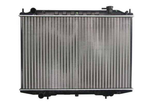 THERMOTEC D71027TT Engine radiator Aluminium, for vehicles with/without air conditioning, 450 x 686 x 23 mm, Manual Transmission, Mechanically jointed cooling fins