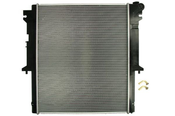 D75013TT THERMOTEC Radiators MITSUBISHI Aluminium, for vehicles with/without air conditioning, 525 x 628 x 16 mm, Manual-/optional automatic transmission, Brazed cooling fins