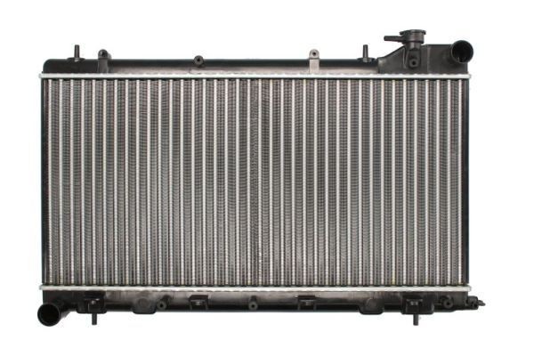 THERMOTEC D77010TT Engine radiator Aluminium, Plastic, for vehicles with/without air conditioning, 340 x 688 x 23 mm, Manual Transmission, Mechanically jointed cooling fins