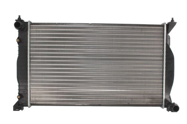 THERMOTEC D7A039TT Engine radiator Aluminium, Plastic, for vehicles with air conditioning, 632 x 399 x 34 mm, Manual Transmission, Mechanically jointed cooling fins
