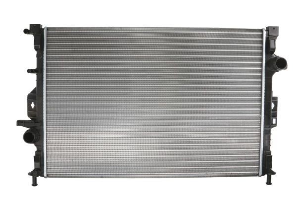 THERMOTEC D7G036TT Engine radiator Aluminium, for vehicles with/without air conditioning, 672 x 470 x 23 mm, Manual Transmission, Mechanically jointed cooling fins