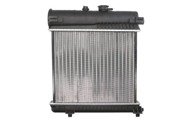 THERMOTEC D7M060TT Engine radiator Aluminium, Plastic, for vehicles without air conditioning, 358 x 428 x 32 mm, Manual-/optional automatic transmission, Mechanically jointed cooling fins