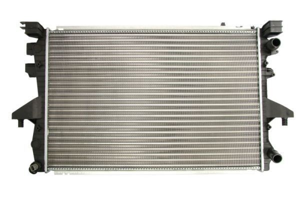 THERMOTEC D7W071TT Engine radiator Aluminium, Plastic, for vehicles with/without air conditioning, 713 x 471 x 34 mm, Manual-/optional automatic transmission, Mechanically jointed cooling fins
