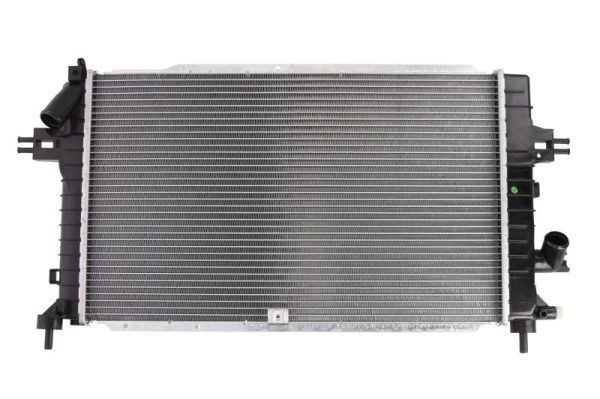Radiator THERMOTEC Aluminium, for vehicles with/without air conditioning, 600 x 368 x 26 mm, Manual Transmission, Brazed cooling fins - D7X028TT