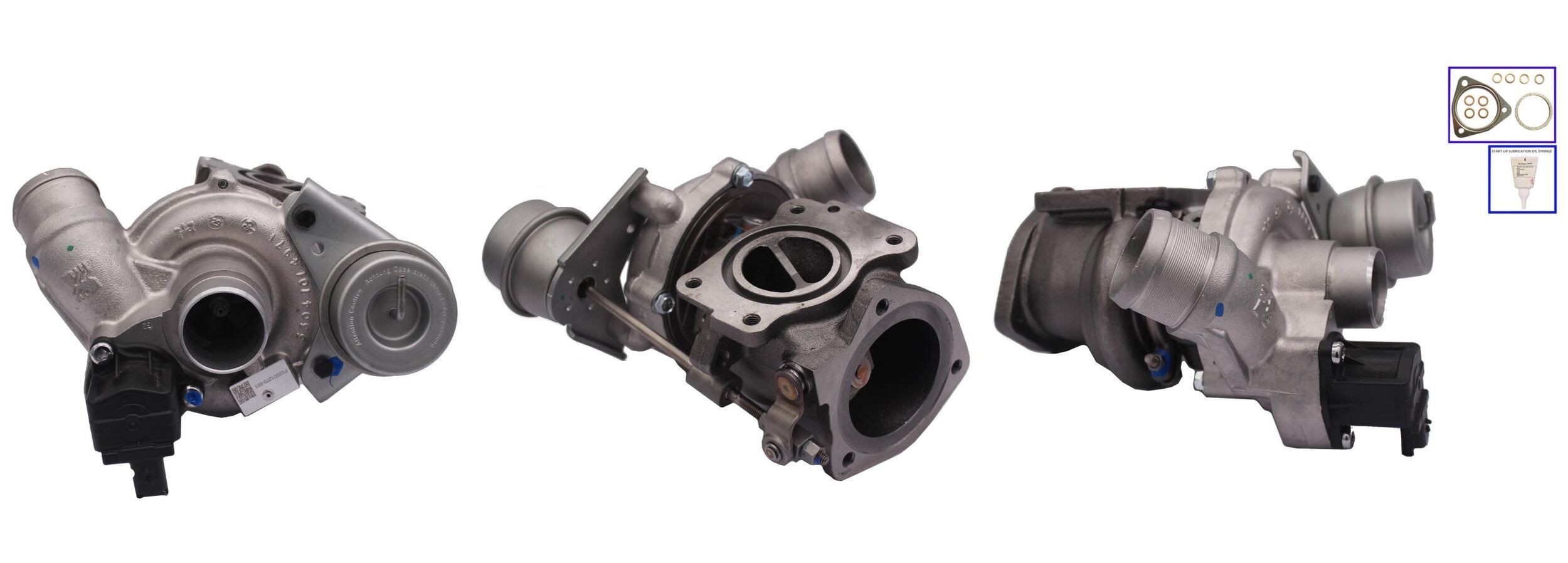 Turbocharger LUCAS Exhaust Turbocharger, Pneumatically controlled actuator, with gaskets/seals - LTRPA53039880117