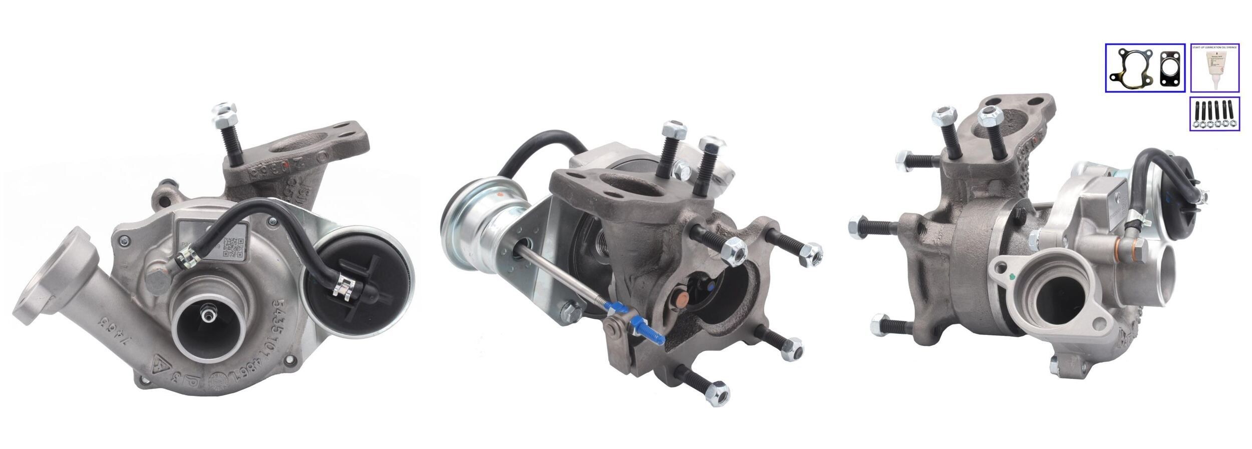 Turbocharger LUCAS Exhaust Turbocharger, Pneumatically controlled actuator, with gaskets/seals - LTRPA54359880009