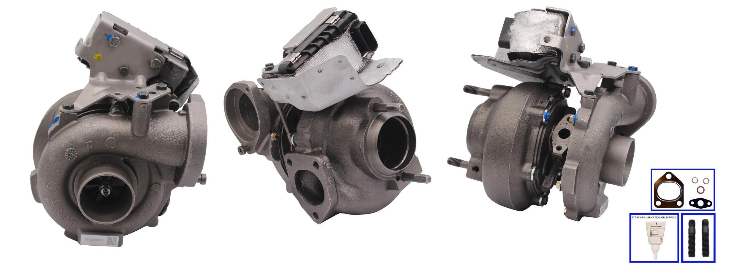 LTRPA75008018 LUCAS Turbocharger BMW Exhaust Turbocharger, Electrically controlled actuator, with gaskets/seals