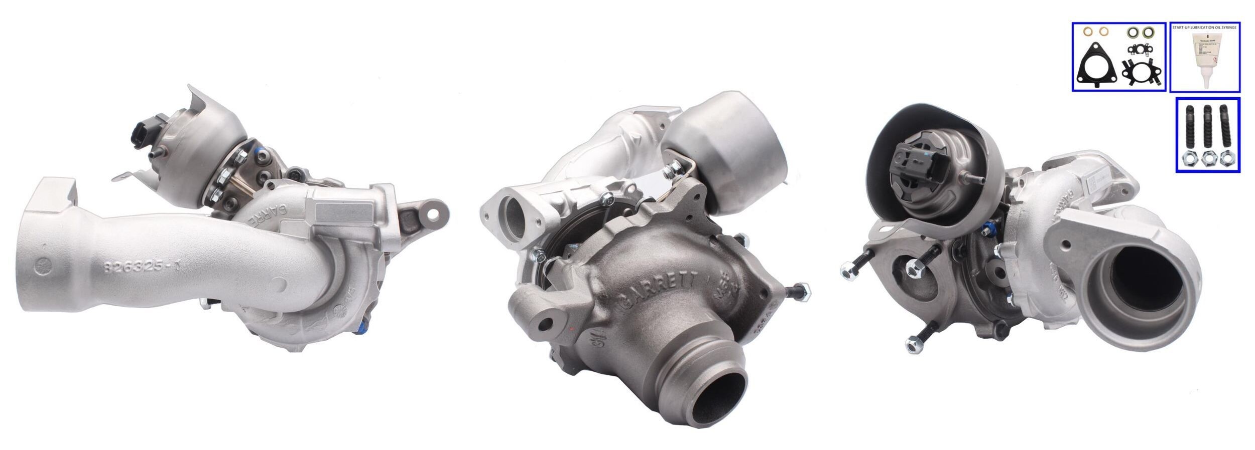 Turbocharger LUCAS Exhaust Turbocharger, Electrically controlled actuator, with gaskets/seals - LTRPA8074891
